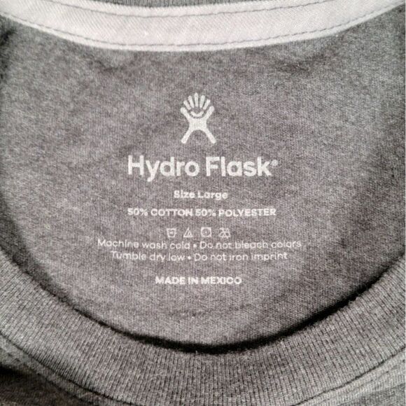 Hydro Flask Men's Short Sleeve Pocket T-shirt Sz L - Picture 2 of 5